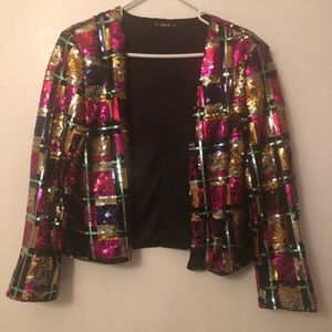 Sequin long sleeve Blazer